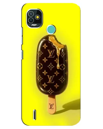 Чехол для TECNO Pop 4 LTE с картинкой «Мороженое от LV»