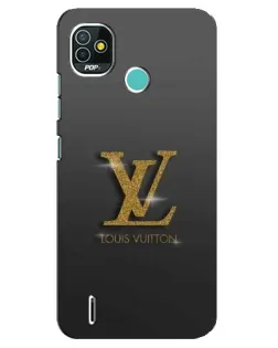 Чехол для TECNO Pop 4 LTE с картинкой «Градиент Louis Vuitton»