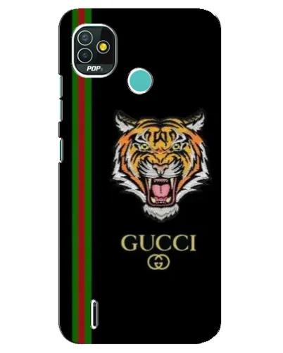Чехол для TECNO Pop 4 LTE с картинкой «Тигр Gucci»