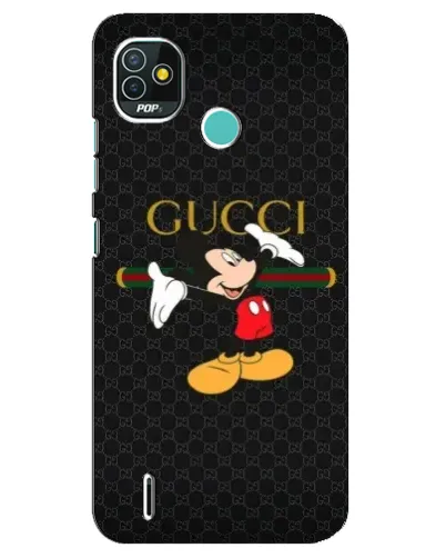 Чехол для TECNO Pop 4 LTE с картинкой «Микки Маус Gucci»