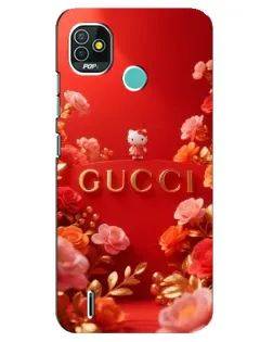 Чехол для TECNO Pop 4 LTE с картинкой «Gucci — золотой сад» Чехол для TECNO Pop 4 LTE с картинкой «Gucci — золотой сад»