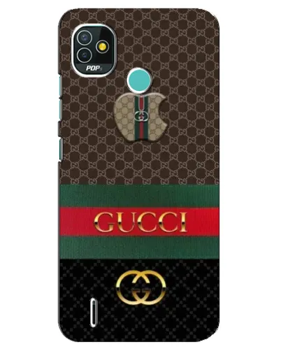 Чехол для TECNO Pop 4 LTE с картинкой «Gucci — брендированный десерт»
