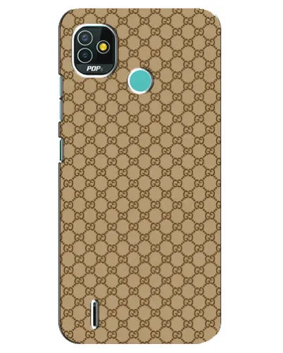 Чехол для TECNO Pop 4 LTE с картинкой «Gucci — классический беж» Чехол для TECNO Pop 4 LTE с картинкой «Gucci — классический беж»