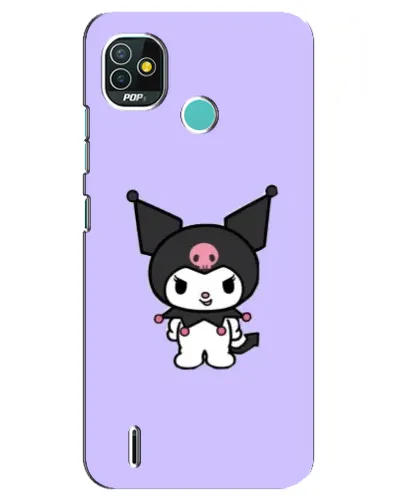 Чехол для TECNO Pop 4 LTE с картинкой «Kuromi — нежный фиолетовый» Чехол для TECNO Pop 4 LTE с картинкой «Kuromi — нежный фиолетовый»