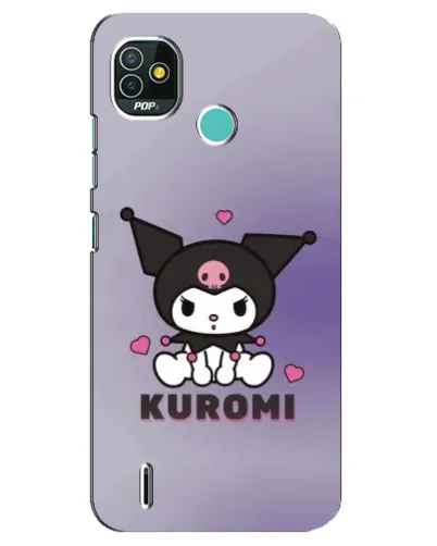 Чехол для TECNO Pop 4 LTE с картинкой «Kuromi — фиолетовый арт» Чехол для TECNO Pop 4 LTE с картинкой «Kuromi — фиолетовый арт»