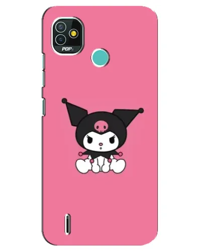 Чехол для TECNO Pop 4 LTE с картинкой «Хмурая Kuromi» Чехол для TECNO Pop 4 LTE с картинкой «Хмурая Kuromi»