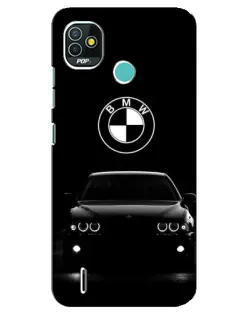 Чехол для TECNO Pop 4 LTE с картинкой «BMW — взгляд из темноты» Чехол для TECNO Pop 4 LTE с картинкой «BMW — взгляд из темноты»