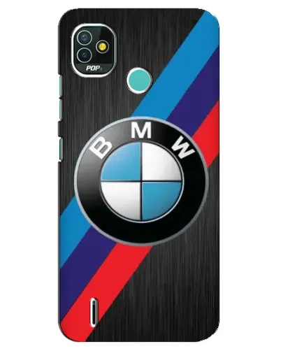 Чехол для TECNO Pop 4 LTE с картинкой «BMW M-stripes стиль»