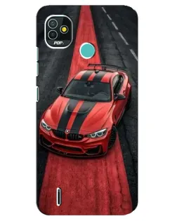 Чехол для TECNO Pop 4 LTE с картинкой «BMW на красной дорожке» Чехол для TECNO Pop 4 LTE с картинкой «BMW на красной дорожке»