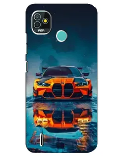 Чехол для TECNO Pop 4 LTE с картинкой «BMW — золотая эмблема» Чехол для TECNO Pop 4 LTE с картинкой «BMW — золотая эмблема»