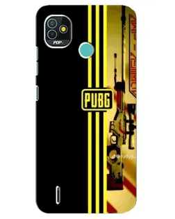 Чохол для TECNO Pop 4 LTE з картинкою «PUBG — камуфляжний шолом» Чохол для TECNO Pop 4 LTE з картинкою «PUBG — камуфляжний шолом»