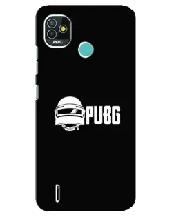 Чехол для TECNO Pop 4 LTE с картинкой «PUBG — классический лого» Чехол для TECNO Pop 4 LTE с картинкой «PUBG — классический лого»