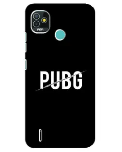 Чехол для TECNO Pop 4 LTE с картинкой «PUBG — белый логотип» Чехол для TECNO Pop 4 LTE с картинкой «PUBG — белый логотип»