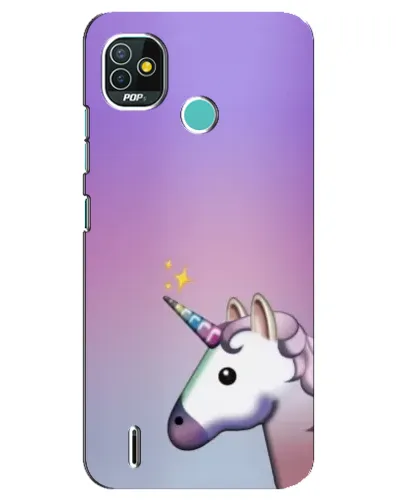 Чехол для TECNO Pop 4 LTE с картинкой «Единорог градиент» Чехол для TECNO Pop 4 LTE с картинкой «Единорог градиент»