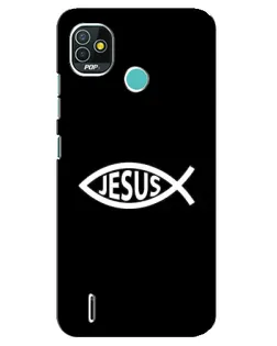 Чехол для TECNO Pop 4 LTE с картинкой «Классический Jesus»