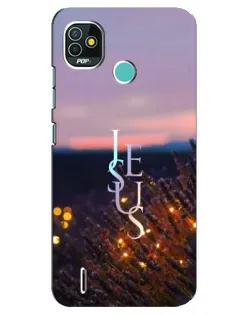 Чехол для TECNO Pop 4 LTE с картинкой «Свет Божий ночью» Чехол для TECNO Pop 4 LTE с картинкой «Свет Божий ночью»