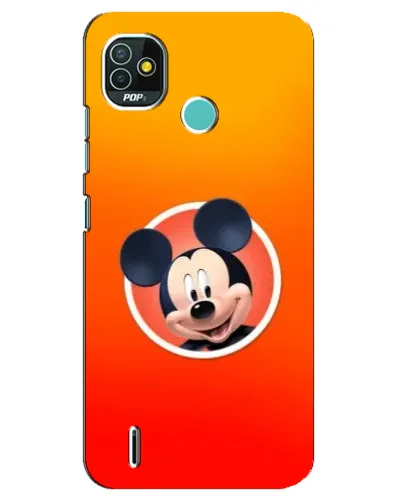 Чехол для TECNO Pop 4 LTE с картинкой «Mickey в круге»