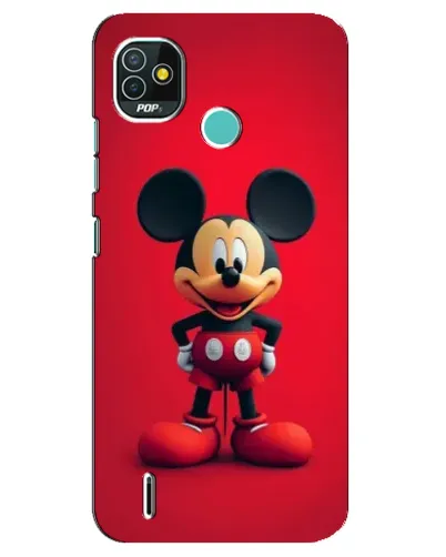 Чехол для TECNO Pop 4 LTE с картинкой «Mickey в полный рост»