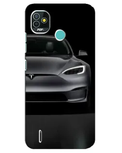 Чехол для TECNO Pop 4 LTE с картинкой «Tesla Model S Look» Чехол для TECNO Pop 4 LTE с картинкой «Tesla Model S Look»