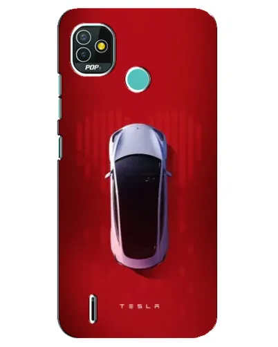 Чехол для TECNO Pop 4 LTE с картинкой «Tesla Top View» Чехол для TECNO Pop 4 LTE с картинкой «Tesla Top View»