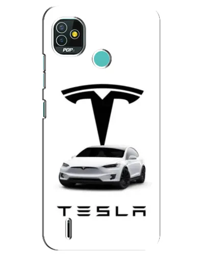 Чехол для TECNO Pop 4 LTE с картинкой «Tesla White Style» Чехол для TECNO Pop 4 LTE с картинкой «Tesla White Style»