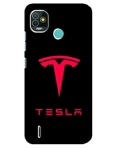 Чехол для TECNO Pop 4 LTE с картинкой «Tesla Red Logo» Чехол для TECNO Pop 4 LTE с картинкой «Tesla Red Logo»