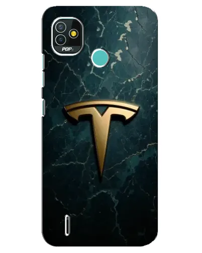 Чехол для TECNO Pop 4 LTE с картинкой «Мраморная Tesla Gold» Чехол для TECNO Pop 4 LTE с картинкой «Мраморная Tesla Gold»
