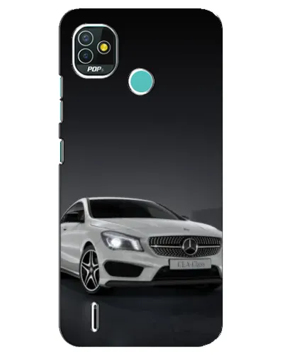 Чехол для TECNO Pop 4 LTE с картинкой «Mercedes AMG GT Silver»