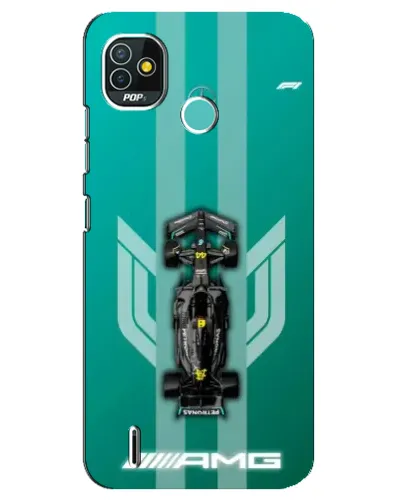 Чехол для TECNO Pop 4 LTE с картинкой «Mercedes AMG Petronas»