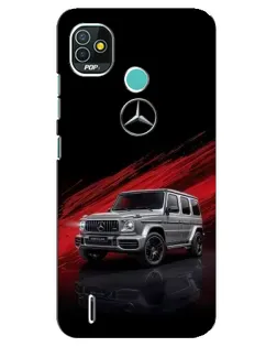 Чехол для TECNO Pop 4 LTE с картинкой «Mercedes G-Class красный»