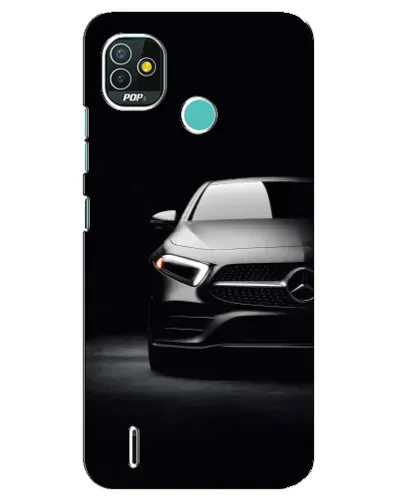 Чехол для TECNO Pop 4 LTE с картинкой «Свет фар Mercedes»