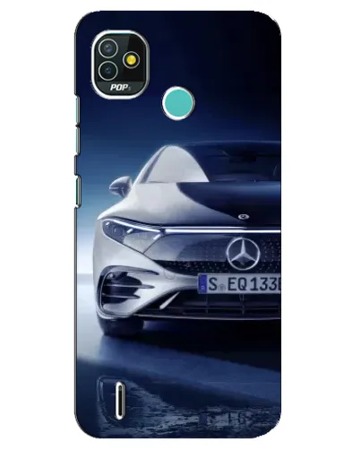 Чехол для TECNO Pop 4 LTE с картинкой «Mercedes EQ — будущее»