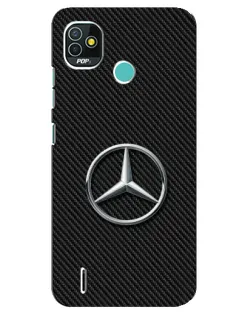 Чехол для TECNO Pop 4 LTE с картинкой «Карбоновый Mercedes стиль» Чехол для TECNO Pop 4 LTE с картинкой «Карбоновый Mercedes стиль»