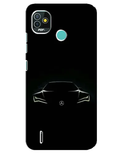 Чехол для TECNO Pop 4 LTE с картинкой «Mercedes — силуэт авто» Чехол для TECNO Pop 4 LTE с картинкой «Mercedes — силуэт авто»