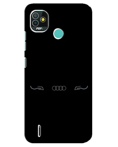 Чехол для TECNO Pop 4 LTE с картинкой «Audi — световой подпись» Чехол для TECNO Pop 4 LTE с картинкой «Audi — световой подпись»