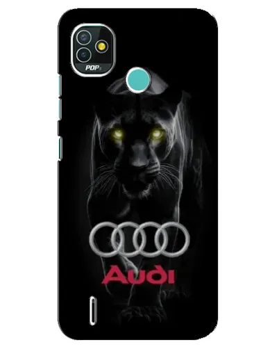 Чехол для TECNO Pop 4 LTE с картинкой «Пантера и Audi» Чехол для TECNO Pop 4 LTE с картинкой «Пантера и Audi»