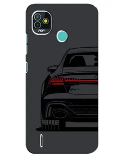 Чехол для TECNO Pop 4 LTE с картинкой «Задняя часть Audi — арт» Чехол для TECNO Pop 4 LTE с картинкой «Задняя часть Audi — арт»