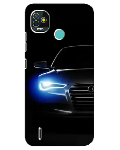 Чехол для TECNO Pop 4 LTE с картинкой «Неоновый взгляд Audi» Чехол для TECNO Pop 4 LTE с картинкой «Неоновый взгляд Audi»