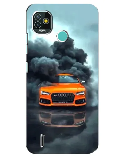 Чехол для TECNO Pop 4 LTE с картинкой «Audi в облаках дыма» Чехол для TECNO Pop 4 LTE с картинкой «Audi в облаках дыма»