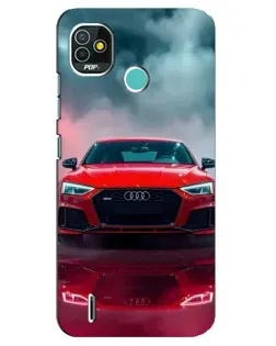 Чехол для TECNO Pop 4 LTE с картинкой «Audi RS — красный стиль» Чехол для TECNO Pop 4 LTE с картинкой «Audi RS — красный стиль»
