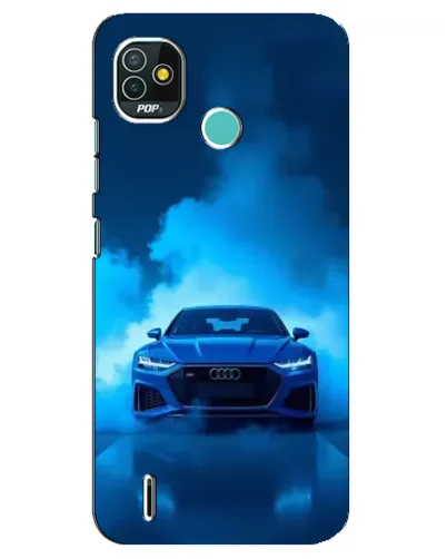 Чехол для TECNO Pop 4 LTE с картинкой «Audi — голубая энергия» Чехол для TECNO Pop 4 LTE с картинкой «Audi — голубая энергия»
