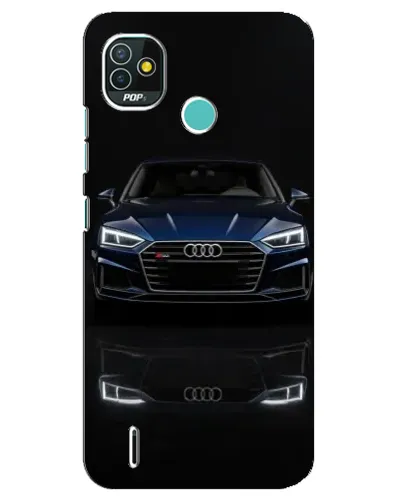 Чехол для TECNO Pop 4 LTE с картинкой «Audi — ночное отражение» Чехол для TECNO Pop 4 LTE с картинкой «Audi — ночное отражение»