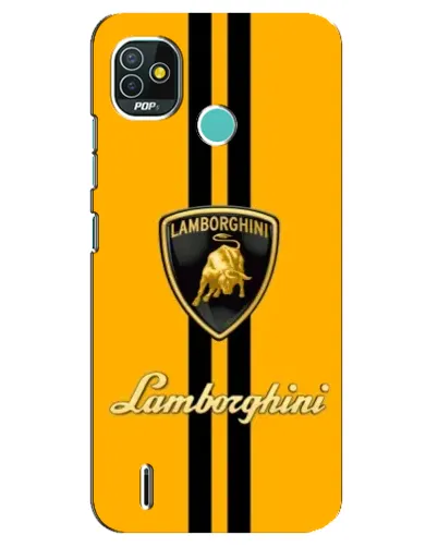 Чехол для TECNO Pop 4 LTE с картинкой «Lamborghini Stripe желтый» Чехол для TECNO Pop 4 LTE с картинкой «Lamborghini Stripe желтый»