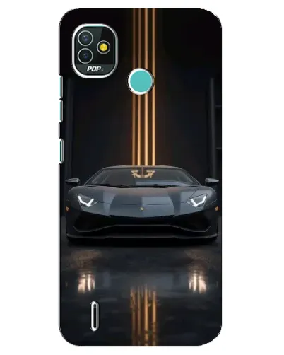 Чехол для TECNO Pop 4 LTE с картинкой «Lamborghini золотые линии» Чехол для TECNO Pop 4 LTE с картинкой «Lamborghini золотые линии»
