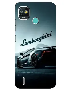 Чохол для TECNO Pop 4 LTE з картинкою «Класичний Lamborghini надпис» Чохол для TECNO Pop 4 LTE з картинкою «Класичний Lamborghini надпис»