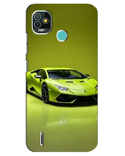 Чехол для TECNO Pop 4 LTE с картинкой «Салатовый Lamborghini Huracan» Чехол для TECNO Pop 4 LTE с картинкой «Салатовый Lamborghini Huracan»