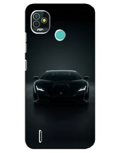 Чохол для TECNO Pop 4 LTE з картинкою «Чорний Lamborghini Aventador» Чохол для TECNO Pop 4 LTE з картинкою «Чорний Lamborghini Aventador»