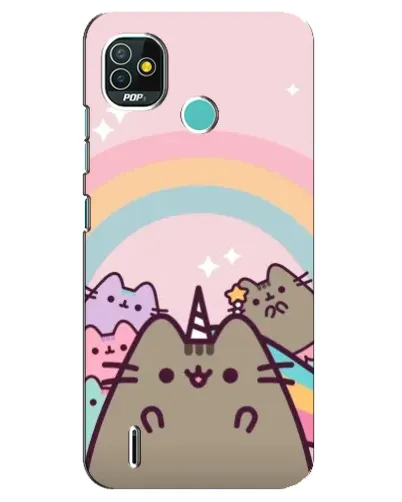 Чехол для TECNO Pop 4 LTE с картинкой «Единорог Pusheen» Чехол для TECNO Pop 4 LTE с картинкой «Единорог Pusheen»