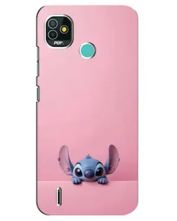 Чехол для TECNO Pop 4 LTE с картинкой «Stitch выглядывает» Чехол для TECNO Pop 4 LTE с картинкой «Stitch выглядывает»