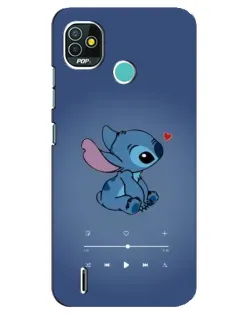 Чехол для TECNO Pop 4 LTE с картинкой «Музыкальный Stitch» Чехол для TECNO Pop 4 LTE с картинкой «Музыкальный Stitch»